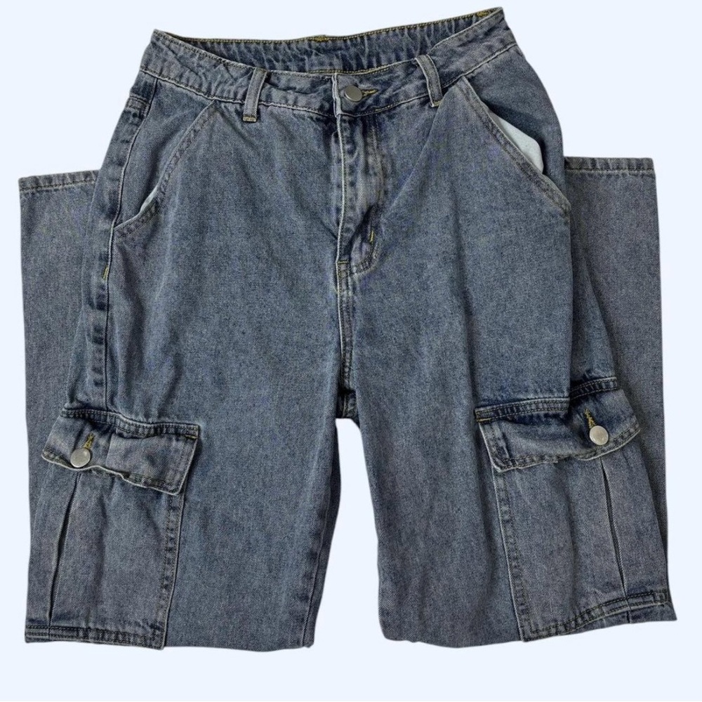 Y2K Cider Denim Cargo Pants